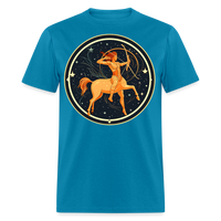 Thumbnail for Men's Mystic Sagittarius Classic T-Shirt - turquoise