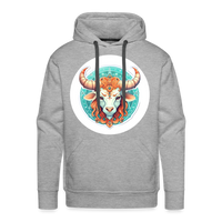 Thumbnail for Men’s Symbol Taurus Premium Hoodie - heather grey