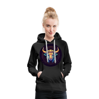 Thumbnail for Women’s Magic Taurus Premium Hoodie - black