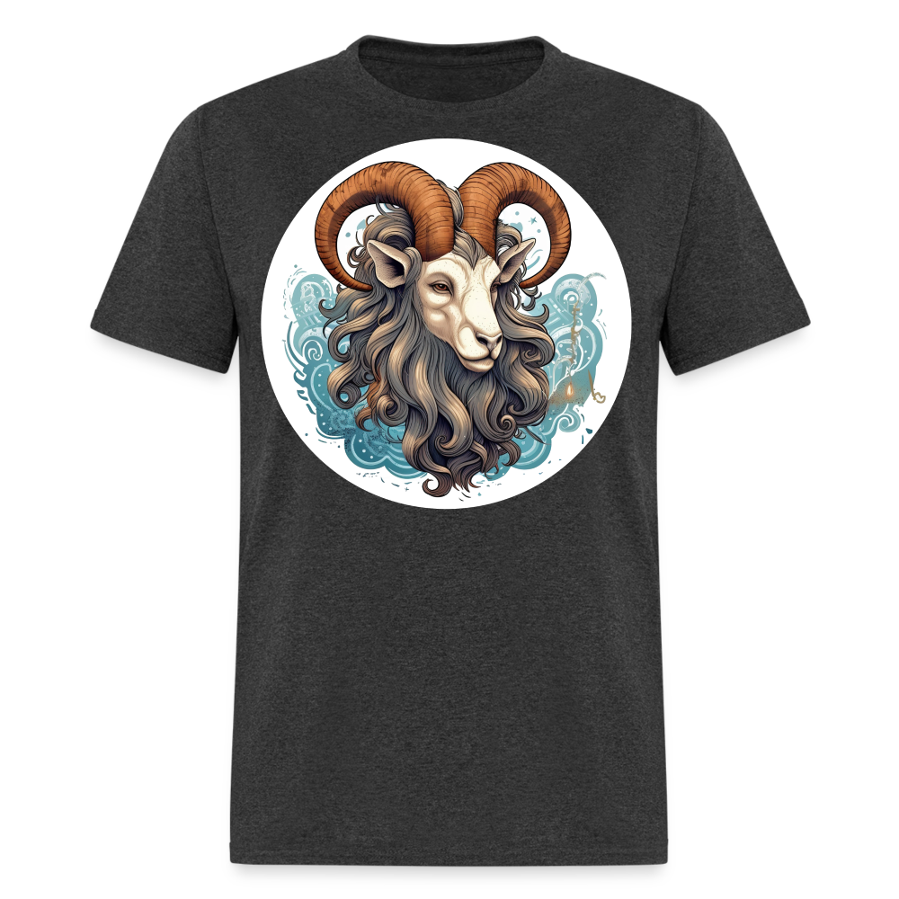 Men's Symbol Capricorn Classic T-Shirt - heather black