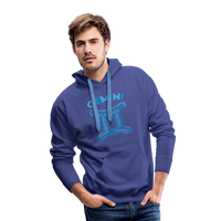 Thumbnail for Men's Power Words Gemini Premium Hoodie - royal blue