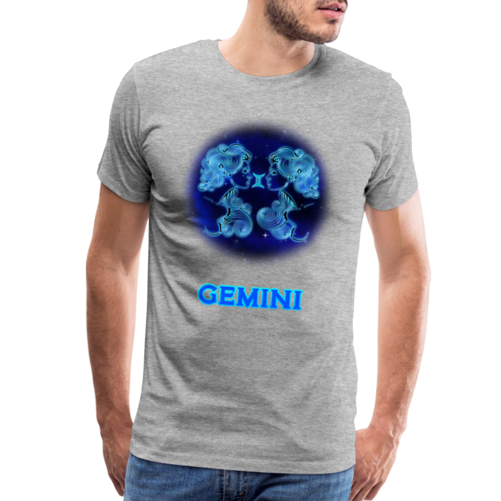 Men's Gemini Premium T-Shirt - heather gray