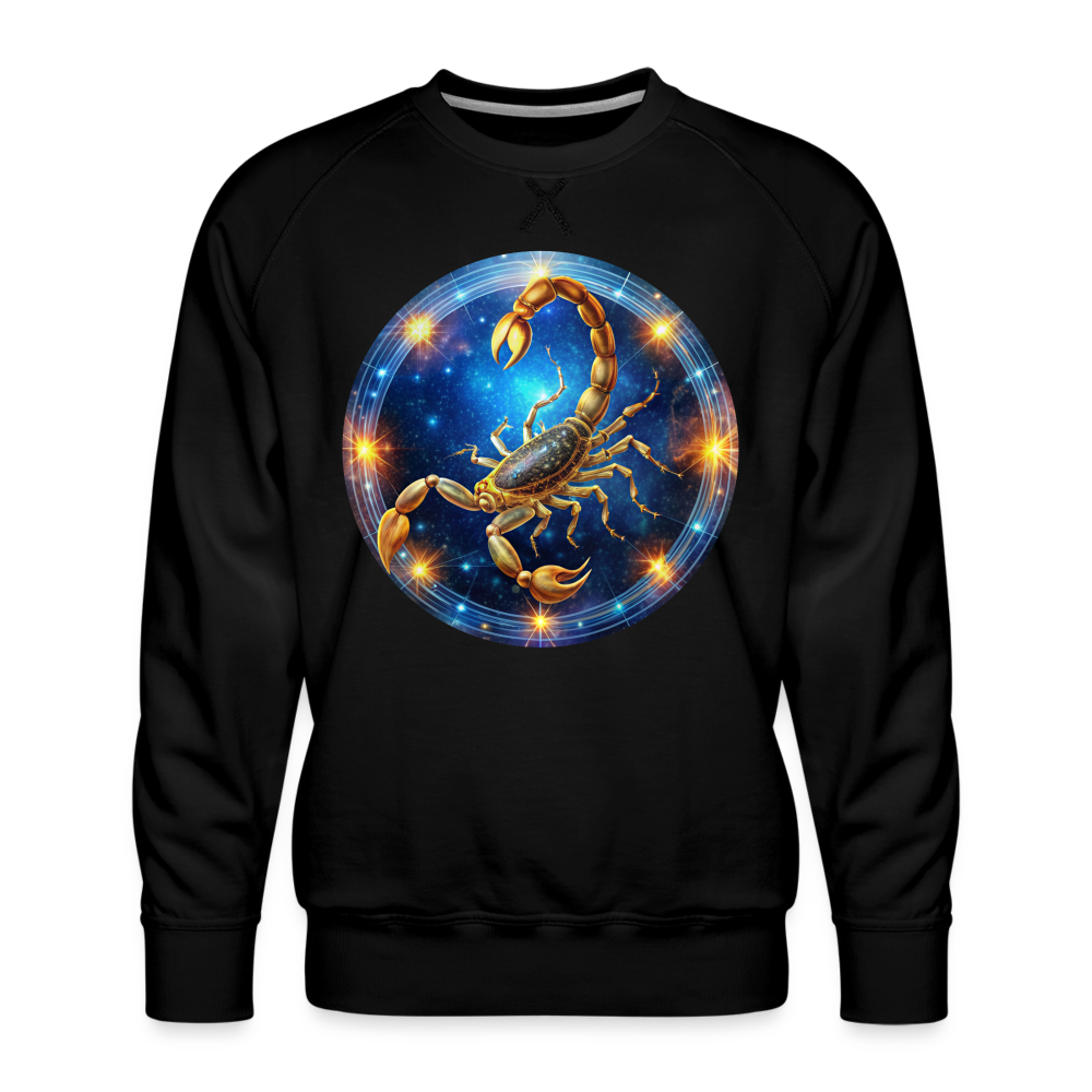 Men’s Mystic Scorpio Premium Sweatshirt - black