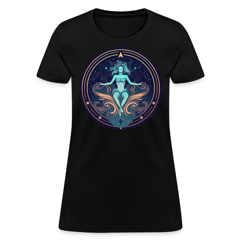 Women's Mystic Aquarius T-Shirt - black