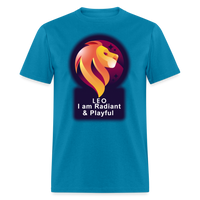 Thumbnail for Men's Glow Leo Classic T-Shirt - turquoise