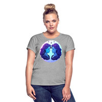 Thumbnail for Women's Magic Gemini Relaxed Fit T-Shirt - heather gray