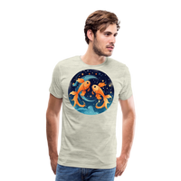 Thumbnail for Men's Magic Pisces Premium T-Shirt - heather oatmeal