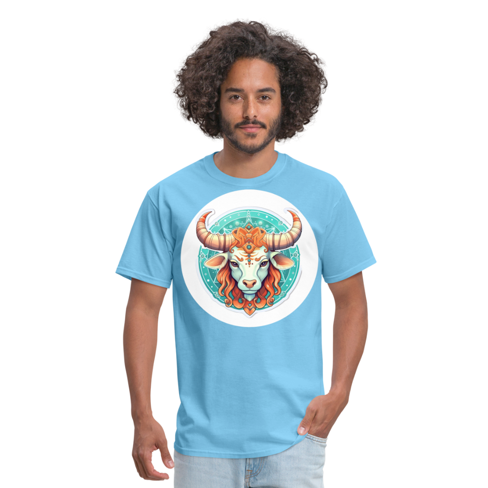 Men's Symbol Taurus Classic T-Shirt - aquatic blue