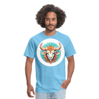 Thumbnail for Men's Symbol Taurus Classic T-Shirt - aquatic blue