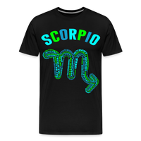 Thumbnail for Men's Power Words Scorpio Premium T-Shirt - black