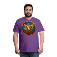 Thumbnail for Men's Mosaic Taurus Premium T-Shirt - purple