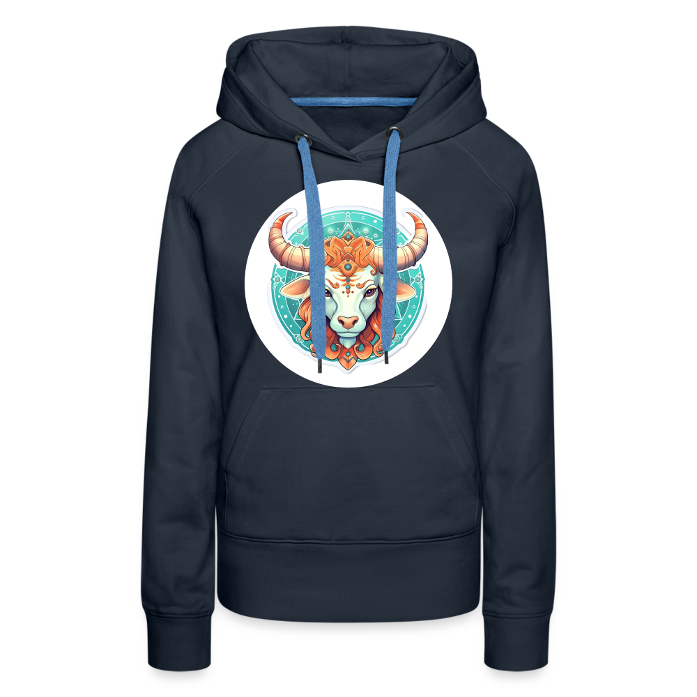 Women’s Symbol Taurus Premium Hoodie - navy