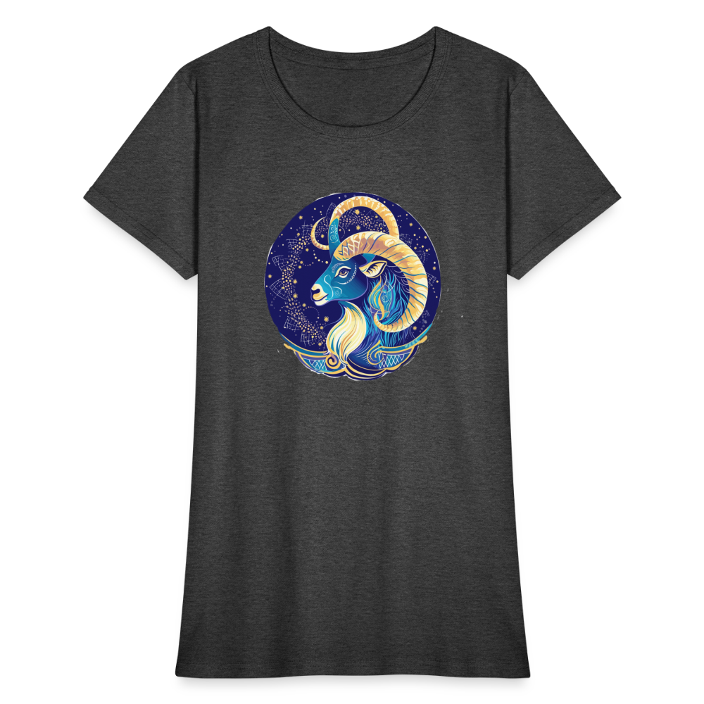 Women's Mythical Capricorn T-Shirt - heather black