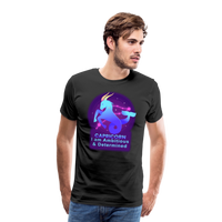 Thumbnail for Men's Neon Capricorn Premium T-Shirt - black