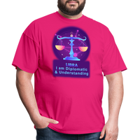 Thumbnail for Men's Neon Libra Classic T-Shirt - fuchsia