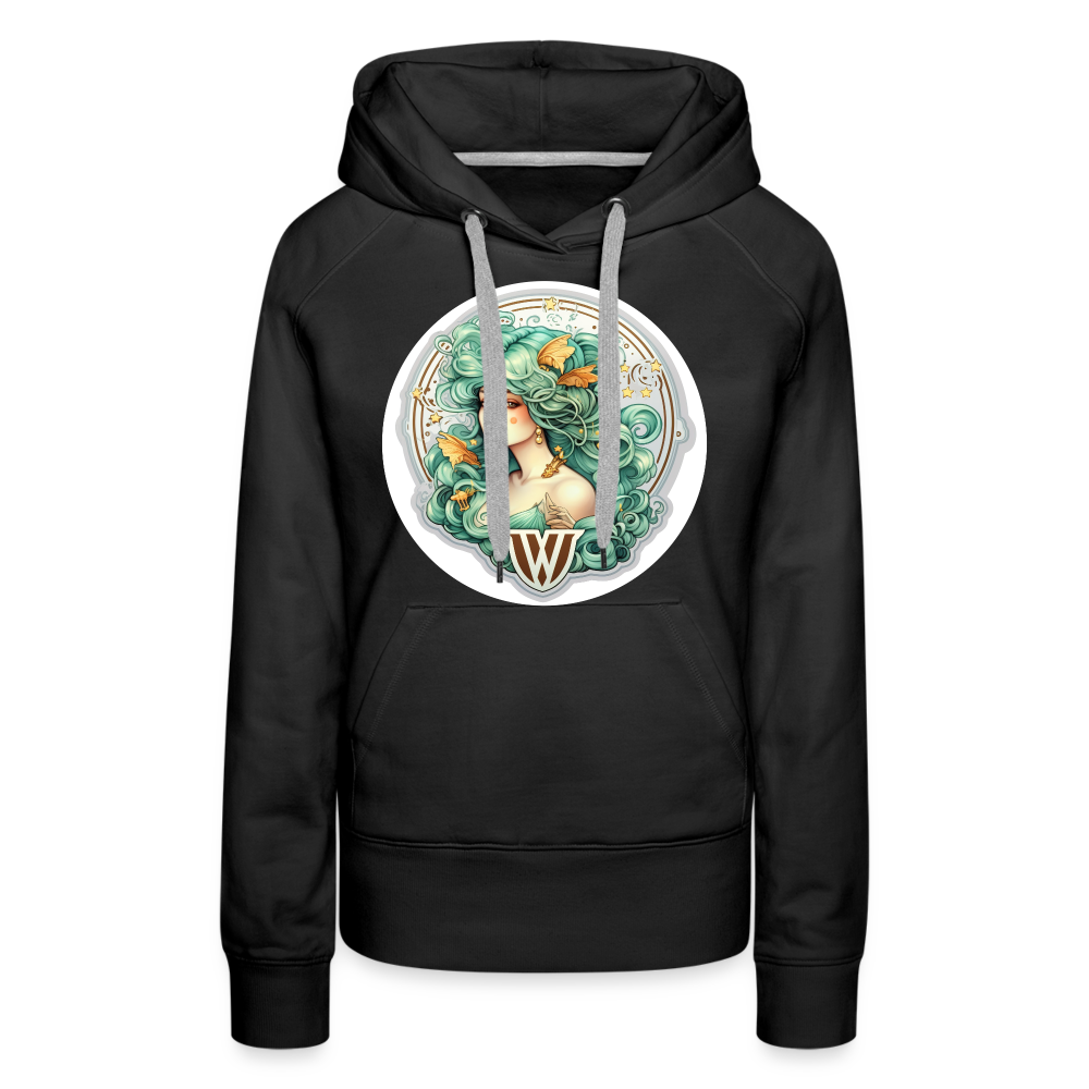 Women’s Symbol Virgo Premium Hoodie - black