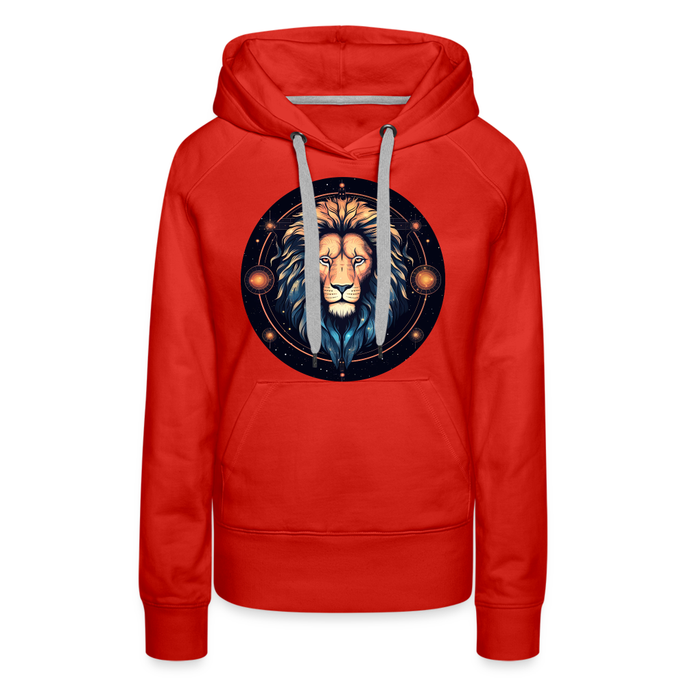 Women’s Magic Leo Premium Hoodie - red