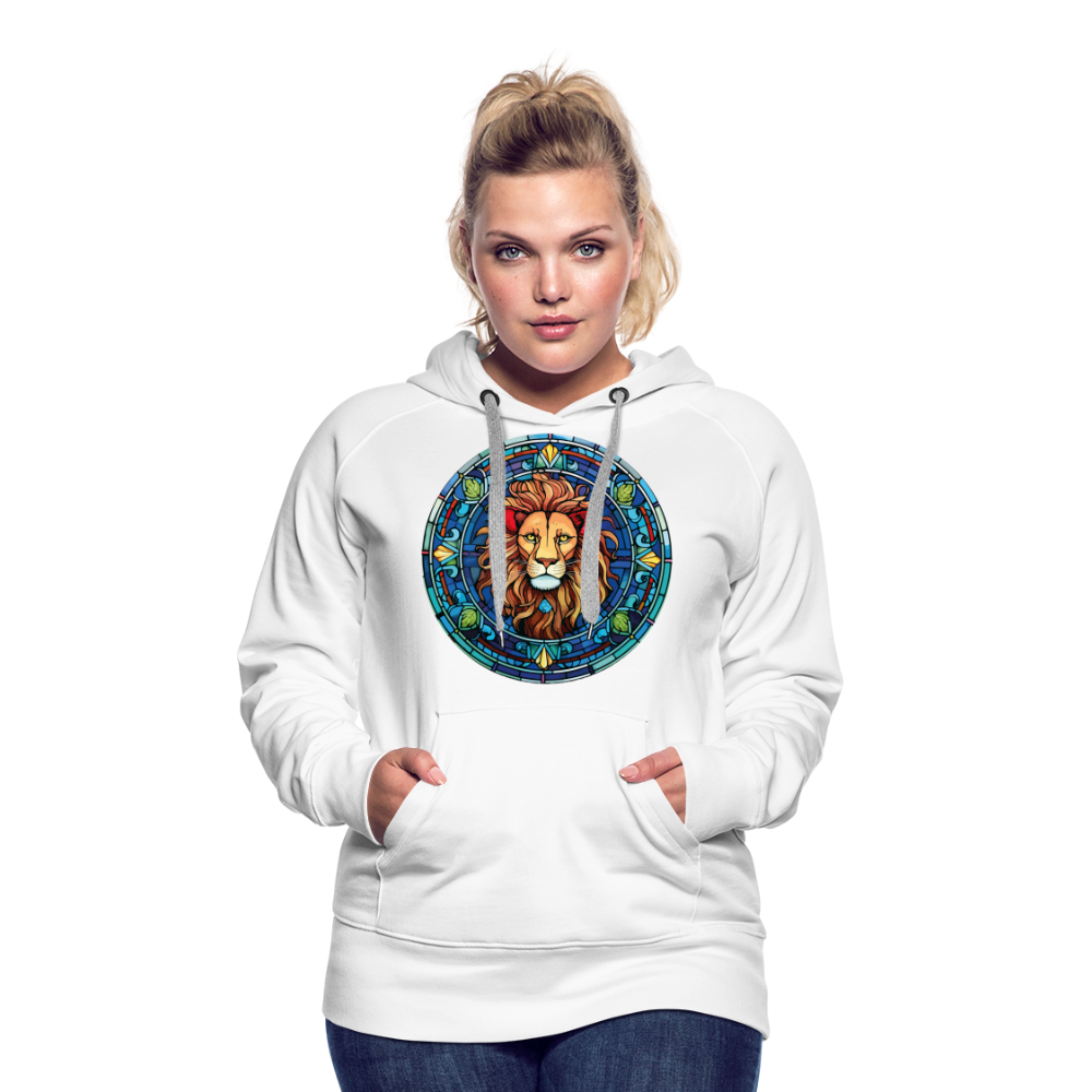 Women’s Mosaic Leo Premium Hoodie - white