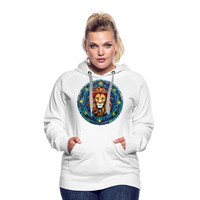 Thumbnail for Women’s Mosaic Leo Premium Hoodie - white