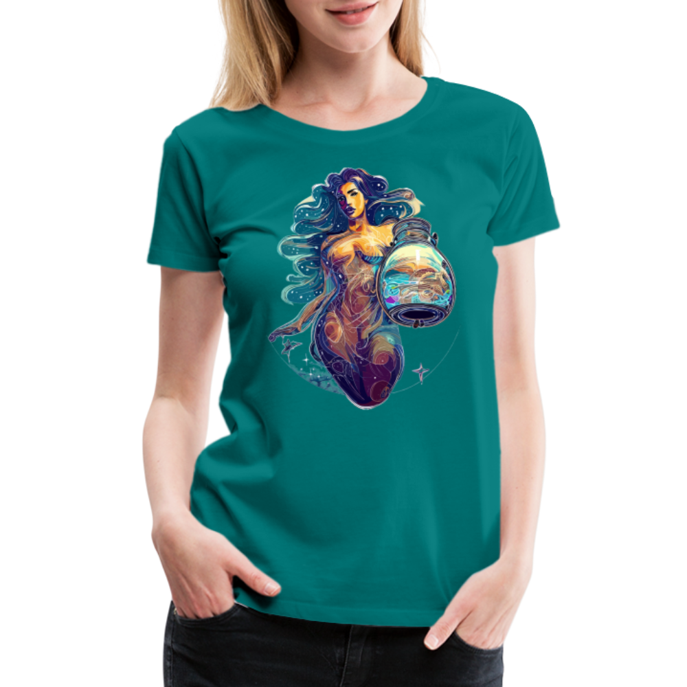 Women’s Mythical Aquarius Premium T-Shirt - teal