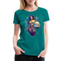 Thumbnail for Women’s Mythical Aquarius Premium T-Shirt - teal