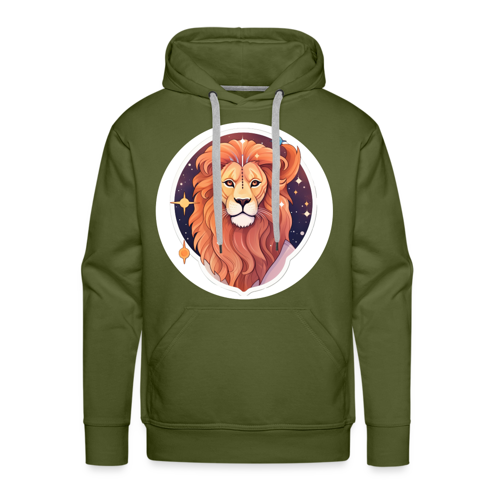 Men’s Symbol Leo Premium Hoodie - olive green