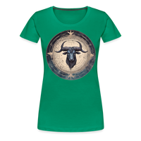 Thumbnail for Women’s Mythical Taurus Premium T-Shirt - kelly green