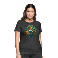 Thumbnail for Women's Mosaic Virgo T-Shirt - heather black