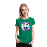 Thumbnail for Women’s Mythical Aries Premium T-Shirt - kelly green