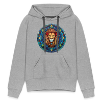 Thumbnail for Women’s Mosaic Leo Premium Hoodie - heather grey