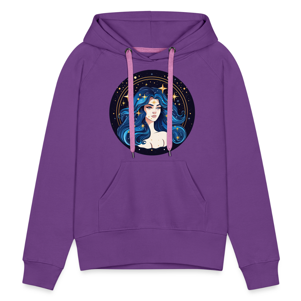 Women’s Magic Virgo Premium Hoodie - purple 