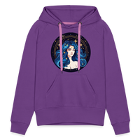 Thumbnail for Women’s Magic Virgo Premium Hoodie - purple 