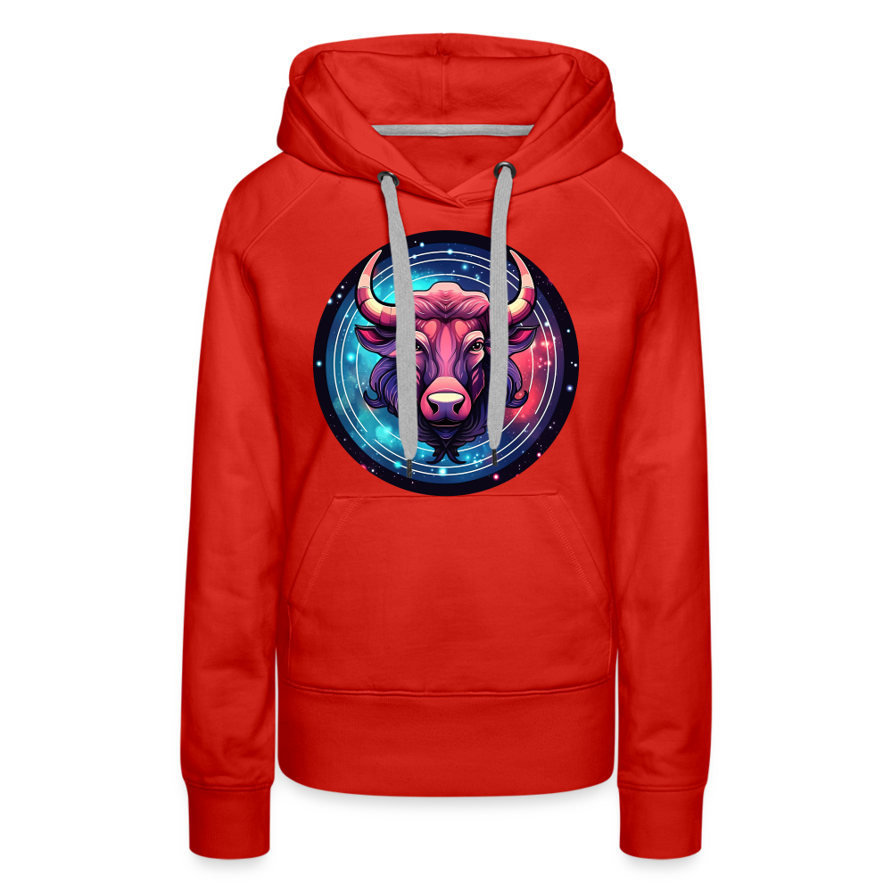 Women’s Mystic Taurus Premium Hoodie - red