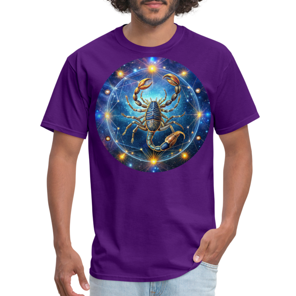 Men's Symbol Scorpio Classic T-Shirt - purple