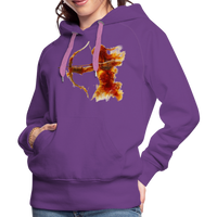 Thumbnail for Women’s Mythical Sagittarius Premium Hoodie - purple 