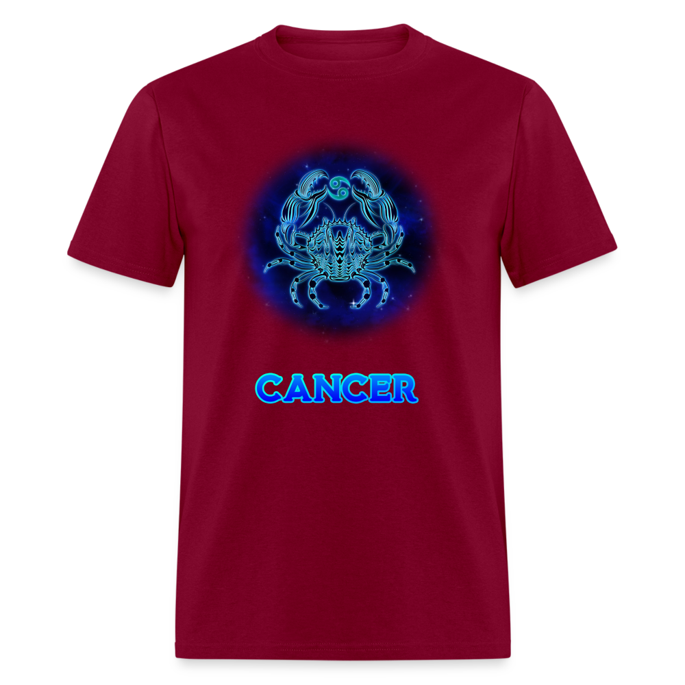 Men's Stellar Cancer Classic T-Shirt - burgundy