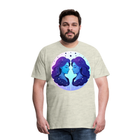 Thumbnail for Men's Magic Gemini Premium T-Shirt - heather oatmeal