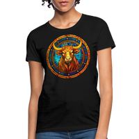 Thumbnail for Women's Mosaic Taurus T-Shirt - black