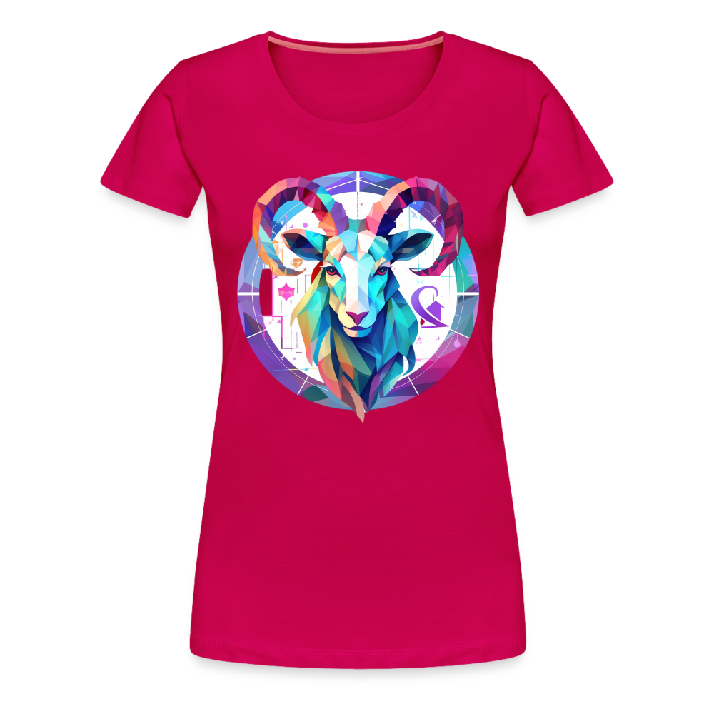 Women’s Mythical Aries Premium T-Shirt - dark pink