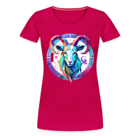 Thumbnail for Women’s Mythical Aries Premium T-Shirt - dark pink