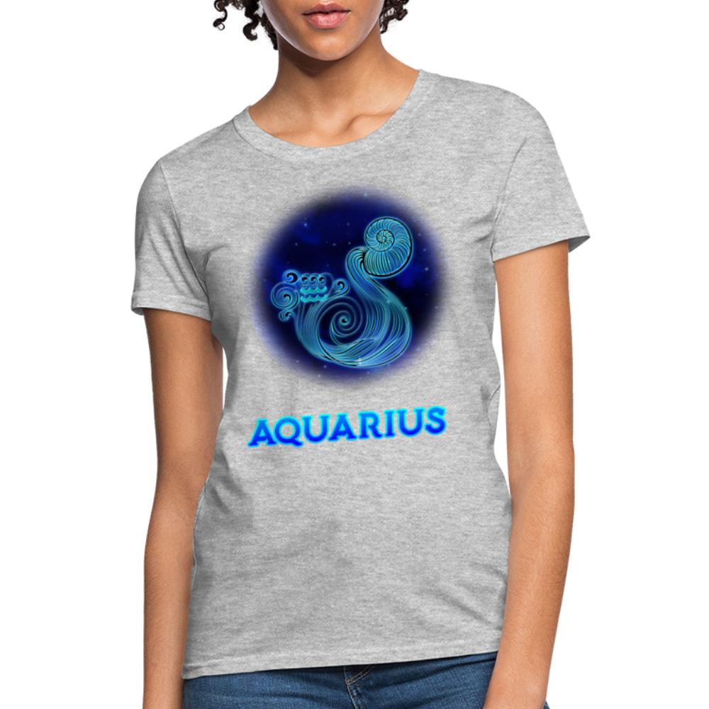 Women's Stellar Aquarius T-Shirt - heather gray