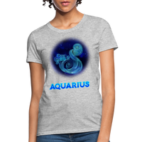 Thumbnail for Women's Stellar Aquarius T-Shirt - heather gray