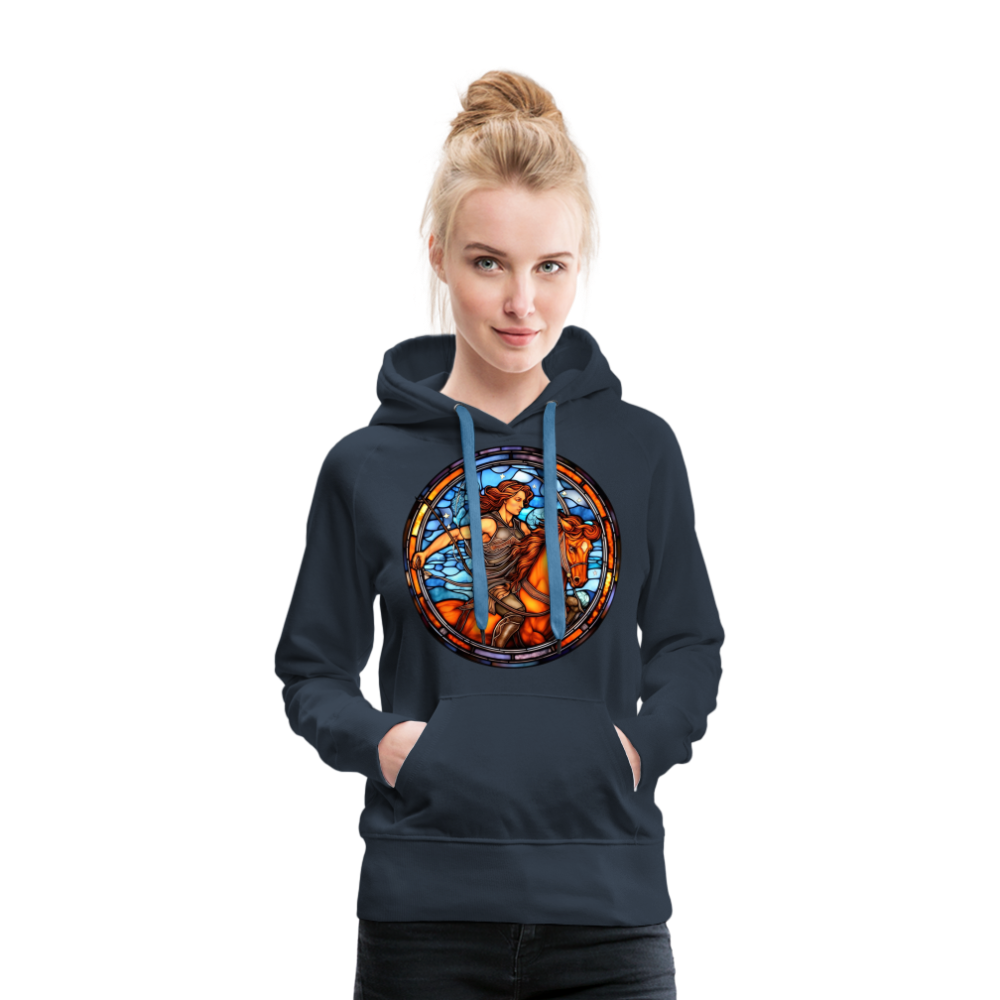 Women’s Mosaic Sagittarius Premium Hoodie - navy