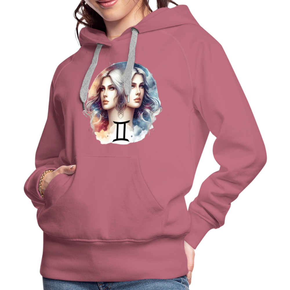 Women’s Mythical Gemini Premium Hoodie - mauve