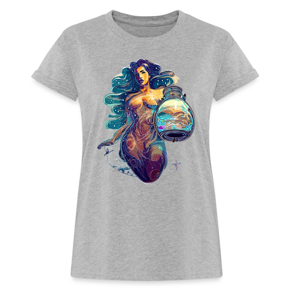 Women's Mythical Aquarius Relaxed Fit T-Shirt - heather gray