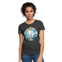 Thumbnail for Women's Mythical Libra T-Shirt - heather black