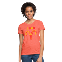 Thumbnail for Women's Power Words Aries T-Shirt - heather coral