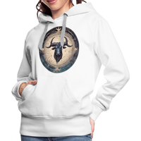 Thumbnail for Women’s Mythical Taurus Premium Hoodie - white