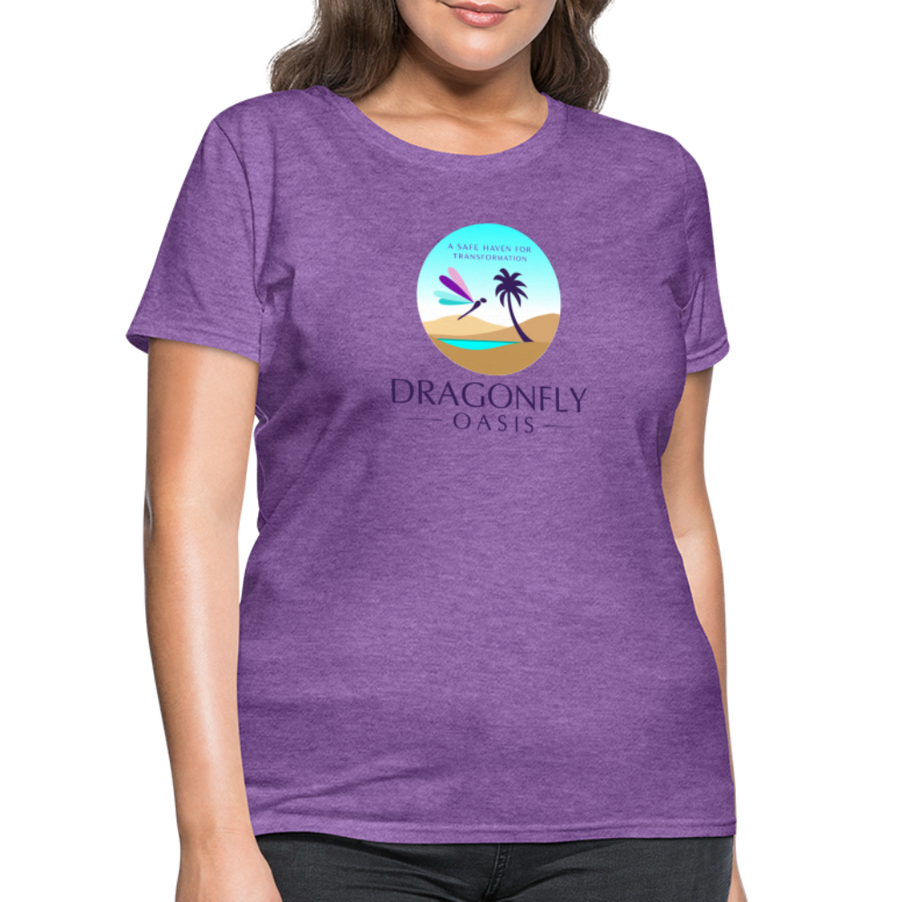 Women's Dragonfly Oasis V.1 Capricorn T-Shirt - purple heather