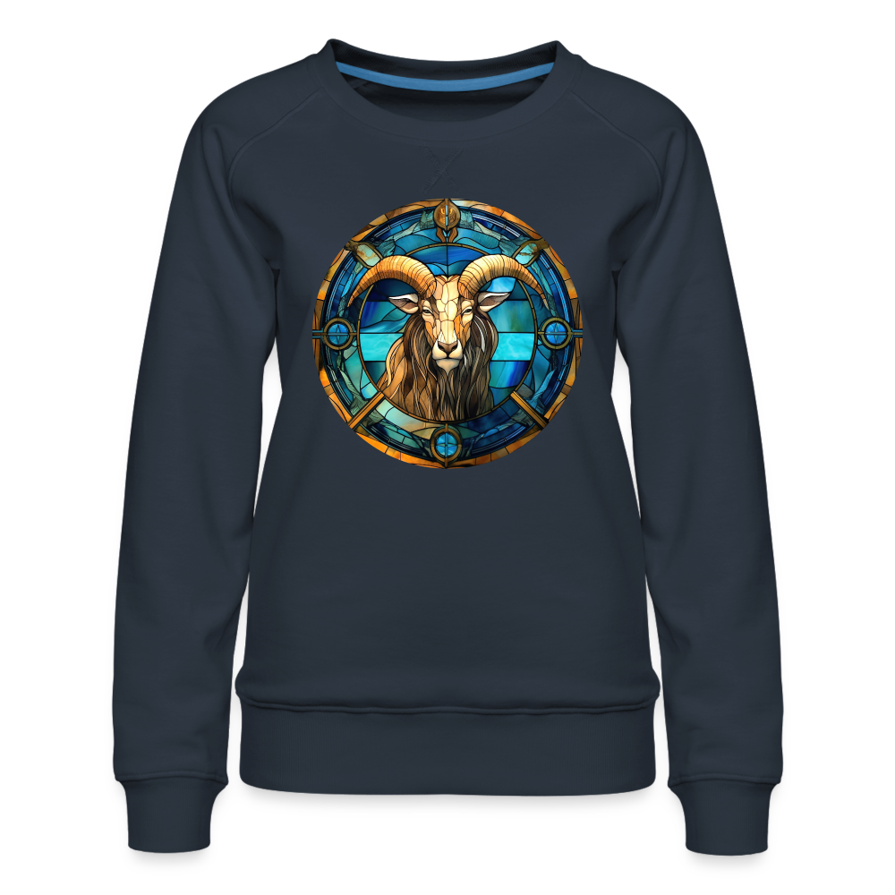 Women’s Mosaic Capricorn Premium Sweatshirt - navy